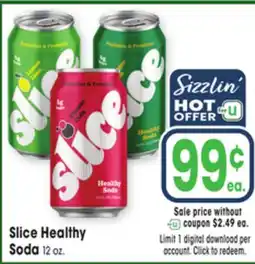 Jewel-Osco Slice Healthy Soda offer
