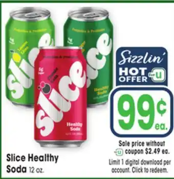 Jewel-Osco Slice Healthy Soda offer