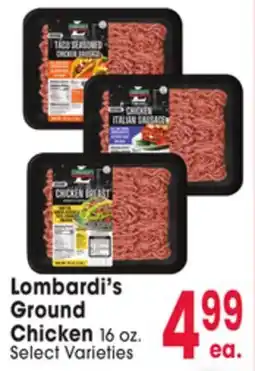 Jewel-Osco Lombardi's Ground Chicken offer