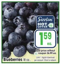 Jewel-Osco Blueberries offer