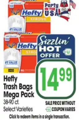 Jewel-Osco Hefty Trash Bags Mega Pack offer
