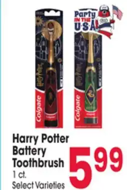 Jewel-Osco Harry Potter Battery Toothbrush offer