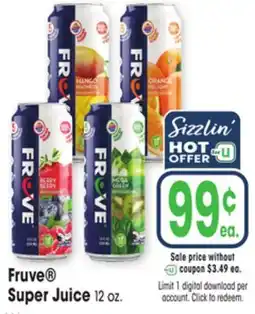 Jewel-Osco Fruve Super Juice offer