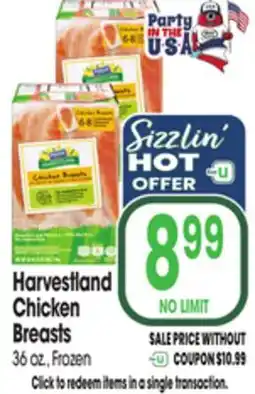 Jewel-Osco Harvestland Chicken Breasts offer
