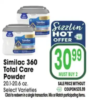 Jewel-Osco Similac 360 Total Care Powder offer