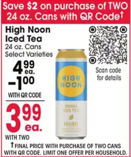 Jewel-Osco High Noon Iced Tea offer