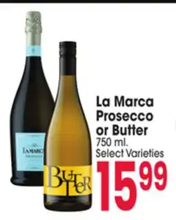 Jewel-Osco La Marca Prosecco or Butter offer