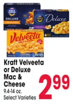 Jewel-Osco Kraft Velveeta or Deluxe Mac & Cheese offer
