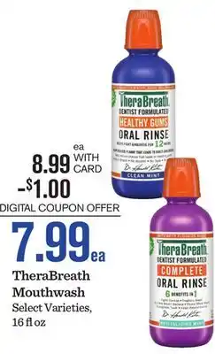 Mariano's TheraBreath Mouthwash offer