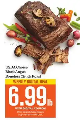 Mariano's USDA Choice Black Angus Boneless Chuck Roast offer