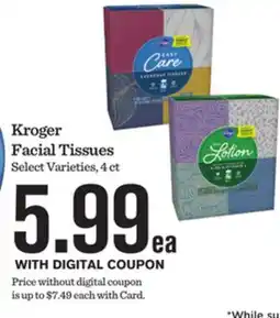Mariano's Kroger Facial Tissues offer