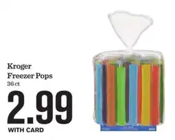 Mariano's Kroger Freezer Pops offer