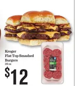 Mariano's Kroger Flat Top Smashed Burgers offer