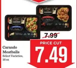 Mariano's Carando Meatballs offer
