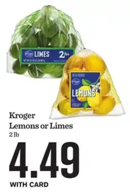 Mariano's Kroger Lemons or Limes offer