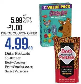 Mariano's Dot's Pretzels offer