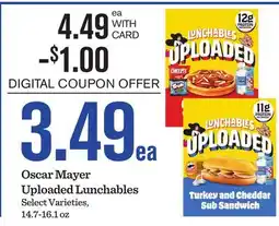 Mariano's Oscar Mayer Uploaded Lunchables offer