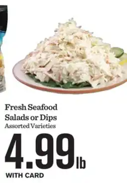Mariano's Fresh Seafood Salads or Dips offer