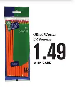 Mariano's Office Works #2 Pencils offer