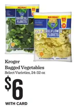 Mariano's Kroger Bagged Vegetables offer