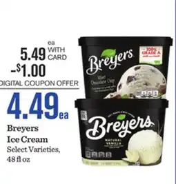 Mariano's Breyers Ice Cream offer