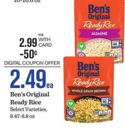 Mariano's Ben's Original Ready Rice offer