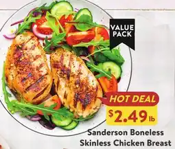 Fresh Thyme Sanderson Boneless Skinless Chicken Breast offer