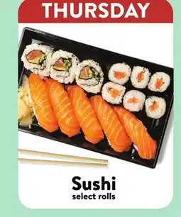 Fresh Thyme Sushi offer