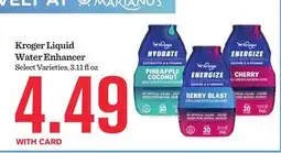 Mariano's Kroger Liquid Water Enhancer offer