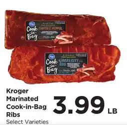 Food 4 Less Kroger Marinated Cook-in-Bag Ribs offer