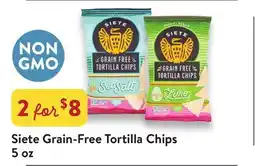 Fresh Thyme Siete Grain-Free Tortilla Chips offer
