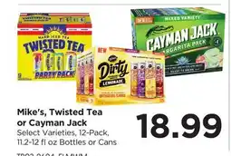 Food 4 Less Mike's, Twisted Tea or Cayman Jack offer
