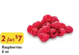 Fresh Thyme Raspberries offer