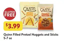 Fresh Thyme Quinn Filled Pretzel Nuggets and Sticks offer