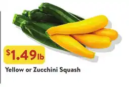 Fresh Thyme Yellow or Zucchini Squash offer