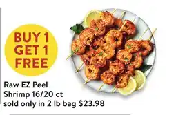 Fresh Thyme Raw EZ Peel Shrimp offer