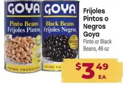 Los Altos Ranch Market Frijoles pintos o negros goya offer
