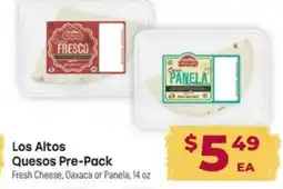 Los Altos Ranch Market Los altos quesos pre-pack offer