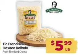 Los Altos Ranch Market TÃo francisco oaxaca rallado offer