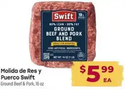 Los Altos Ranch Market Molida de res y puerco swift offer