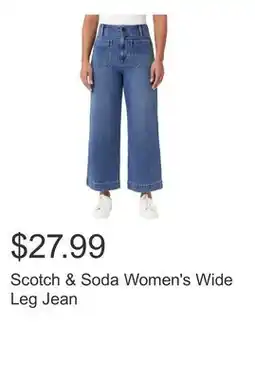 Costco Scotch & Soda Women's Wide Leg Jean offer