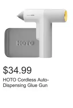 Costco HOTO Cordless Auto-Dispensing Glue Gun offer