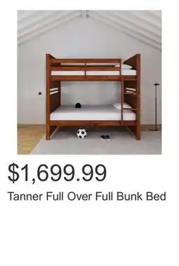 Costco Tanner Full Over Full Bunk Bed offer
