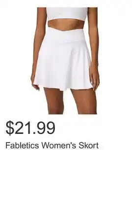 Costco Fabletics Women's Skort offer