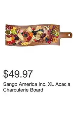 Costco Sango America Inc. XL Acacia Charcuterie Board offer