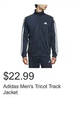 Costco Adidas Men's Tricot Track Jacket offer