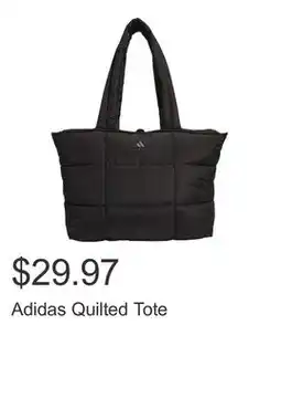 Costco Adidas Quilted Tote offer