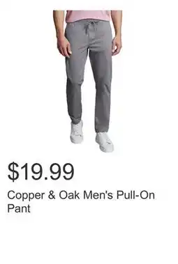 Costco Copper & Oak Men's Pull-On Pant offer