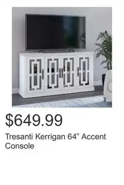 Costco Tresanti Kerrigan 64 Accent Console offer