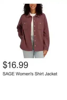 Costco SAGE Women's Shirt Jacket offer